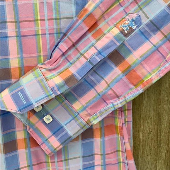 BUGATCHI square button dress shirt - Picture 2 of 9